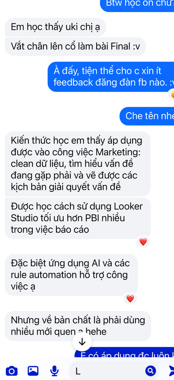 Feedback học viên khóa AI for Work tại MindX