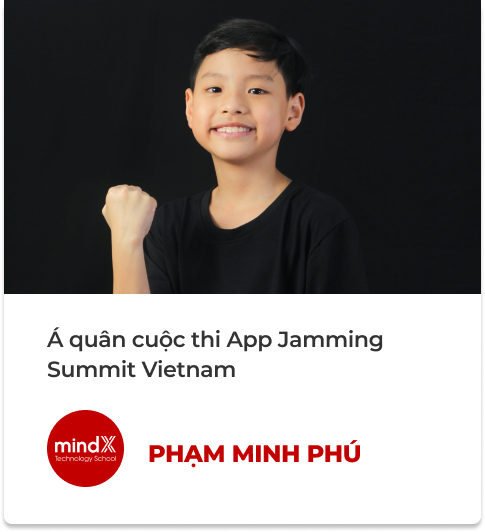 Phạm Minh Phú — Á quân cuộc thi App Jamming Summit Vietnam