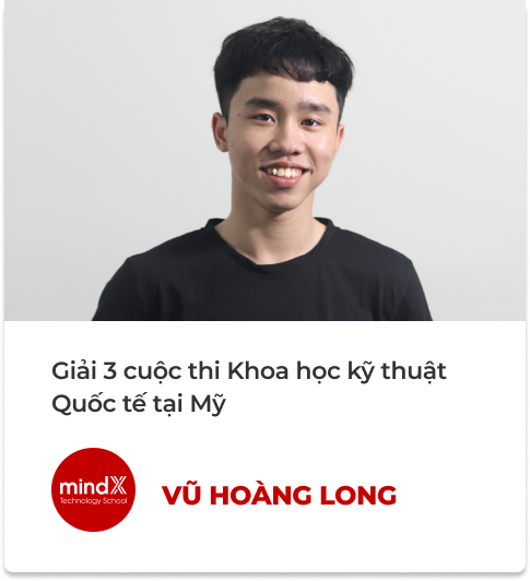 Vũ Hoàng Long — Giải 3 cuộc thi Khoa học kỹ thuật Quốc tế tại Mỹ